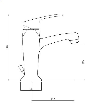 Смеситель для раковины Cezares LEGEND-LSM2-01 хром купить в интернет-магазине сантехники Sanbest