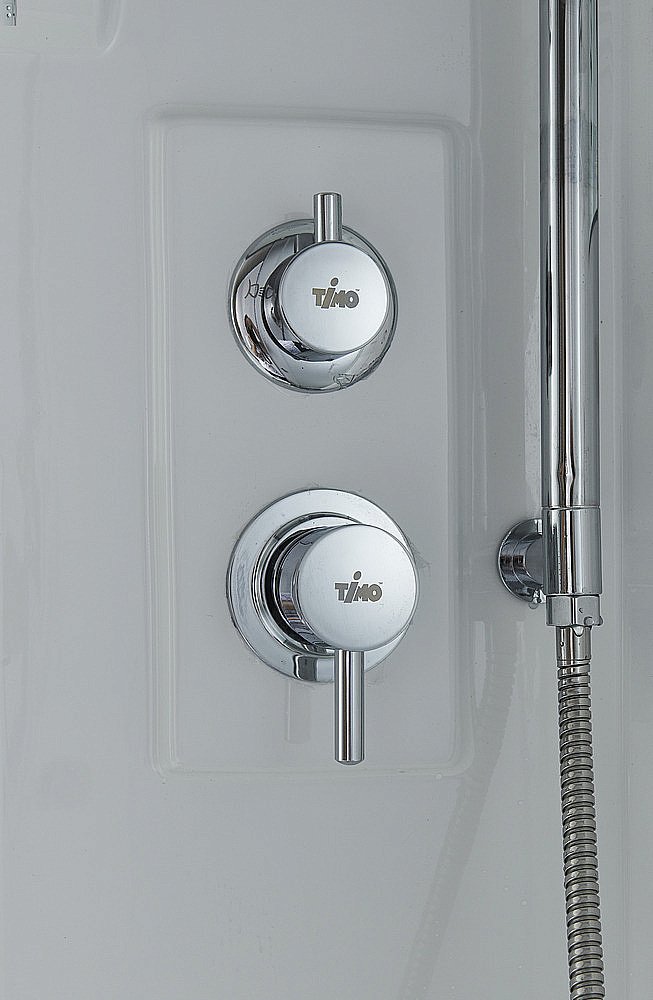 Душевая кабина Timo Standart T-5509 90x90 стекло матовое/профиль хром купить в интернет-магазине Sanbest