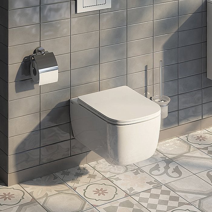 Унитаз подвесной Iddis Bridge BRIRDSEi25 безободковый, с крышкой микролифт купить в интернет-магазине Sanbest