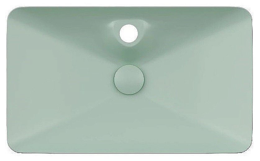 Раковина ISVEA SistemaY Clear 64 10SY50065SV-2T мятно-зеленый матовый купить в интернет-магазине Sanbest