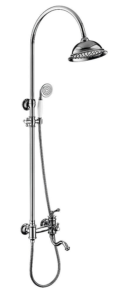 Душевая система Timo Adelia SX-6010/00 хром купить в интернет-магазине сантехники Sanbest