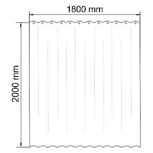 Текстильная шторка для ванной WasserKRAFT Oder SC-30601 купить в интернет-магазине сантехники Sanbest