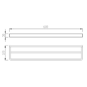 Полотенцедержатель двойной ABBER Westen AA1756SP сатин купить в интернет-магазине сантехники Sanbest