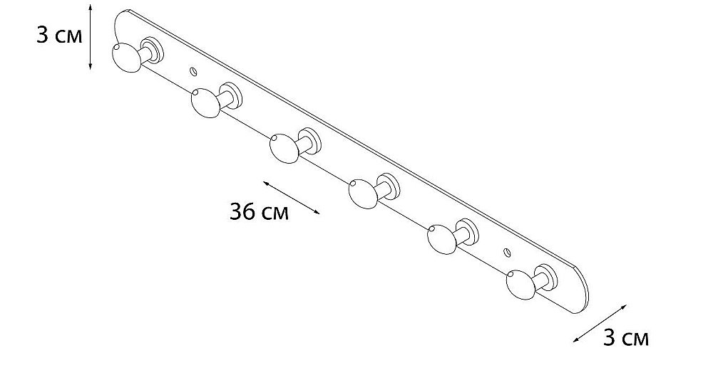 Крючок FIXSEN EQUIPMENT FX-1416 купить в интернет-магазине сантехники Sanbest