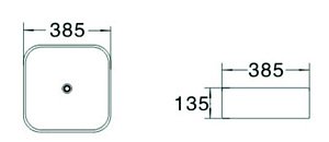 Раковина накладная SantiLine SL-1052 купить в интернет-магазине Sanbest