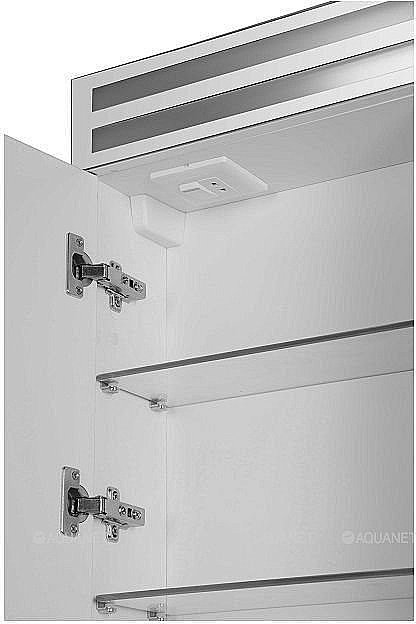 Зеркальный шкаф De Aqua Эколь 185083 60 белый купить в интернет-магазине сантехники Sanbest