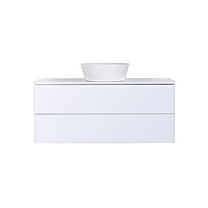 Тумба с раковиной Orange Otto Ot-100TuMDF+B08-360W 100 белая для ванной в интернет-магазине Sanbest