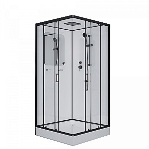 Душевая кабина Niagara Premium NG- 6901-01Q BLACK 90x90 купить в интернет-магазине Sanbest