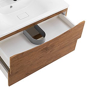 Тумба с раковиной Belbagno MARINO 100 подвесная Rovere Nature для ванной в интернет-магазине Sanbest