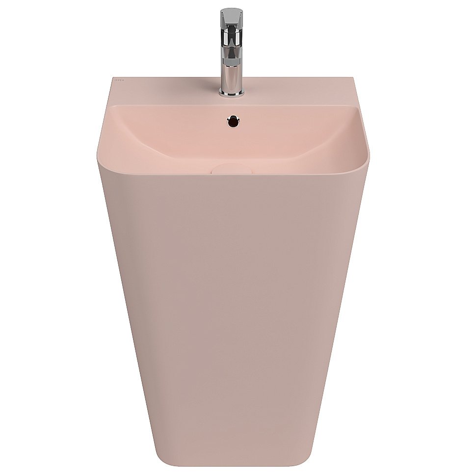 Раковина ISVEA Sott'Aqua 50 10SQ37001SV-2S лососевый матовый купить в интернет-магазине Sanbest