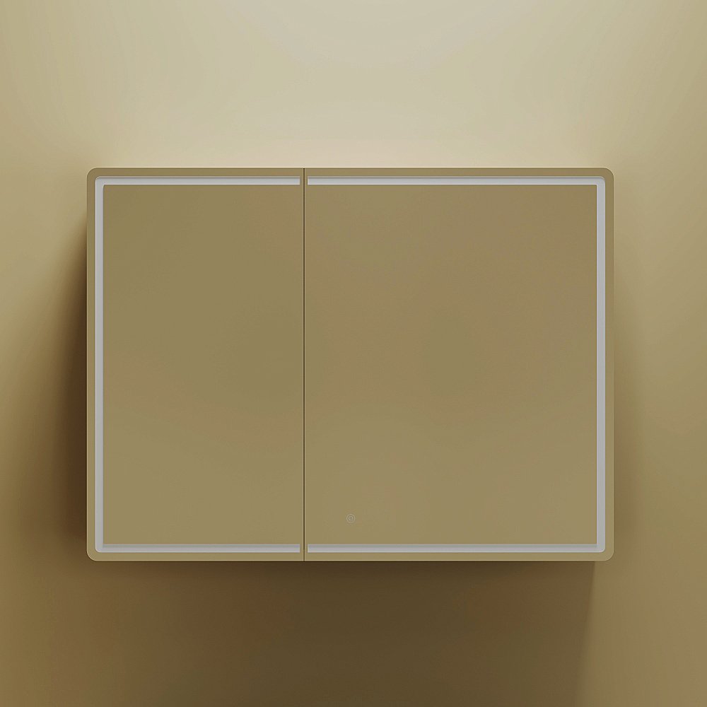 Зеркальный шкаф Sancos Mirror MI100ECH дуб чарльстон купить в интернет-магазине сантехники Sanbest