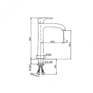 Смеситель для кухни PAINI Lady 89CR579KM хром купить в интернет-магазине сантехники Sanbest