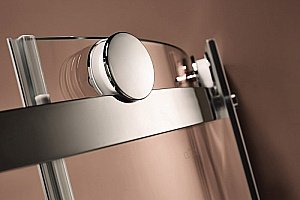 Душевой уголок Cezares Stylus-m 90x90 STYLUS-O-M-R-2-90-C-Cr стекло прозрачное/профиль хром купить в интернет-магазине Sanbest