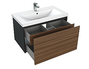 Мебель для ванной Cersanit GRANDE 80 черный орех для ванной в интернет-магазине Sanbest