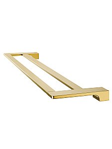 Полотенцедержатель двойной WONZON & WOGHAND ECLIPSE WW-9111-LG золото глянцевое купить в интернет-магазине сантехники Sanbest