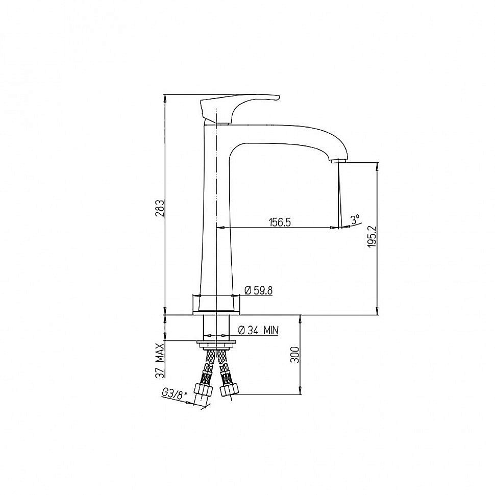 Смеситель для кухни PAINI Lady 89CR579KM хром купить в интернет-магазине сантехники Sanbest