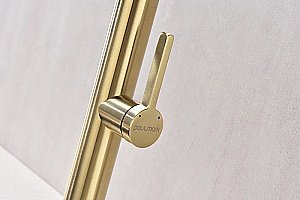 Смеситель для кухни Paulmark Leader Le214101-LG светлое  золото купить в интернет-магазине сантехники Sanbest