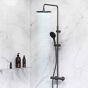 Душевая система AM.PM LIKE F0780422 черная купить в интернет-магазине сантехники Sanbest