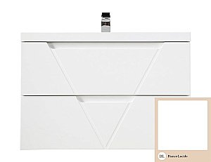 Тумба с раковиной BelBagno VITTORIA 2C SO 100 Bianco Lucido для ванной в интернет-магазине Sanbest