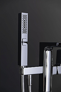 Смеситель для ванны Allen Brau Infinity 5.21009-BN никель брашированный купить в интернет-магазине сантехники Sanbest