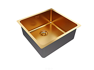 Кухонная мойка Paulmark VISTA 48 PM304844-BG брашированное золото купить в интернет-магазине сантехники Sanbest