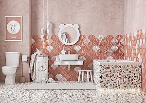 Зеркало Акватон Каспер Мишка 1A283302CRE20 белое матовое в ванную от интернет-магазине сантехники Sanbest