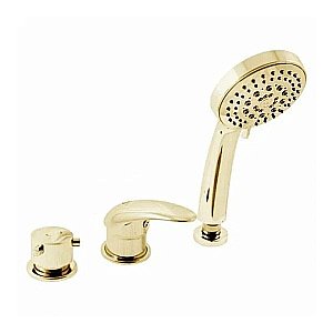 Смеситель на борт ванны RAV-Slezak DUNAJ D475.5PZ золото купить в интернет-магазине сантехники Sanbest