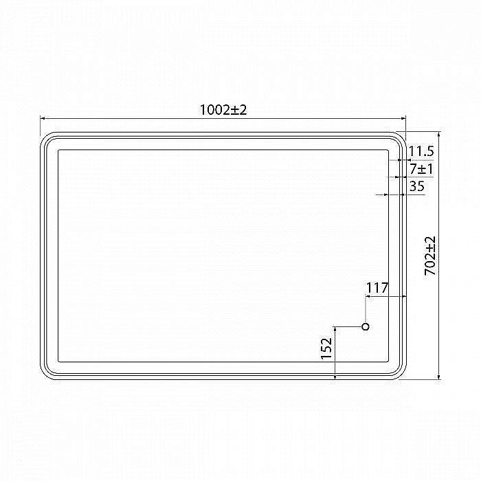 Зеркало IDDIS Cloud CLO1000i98 в ванную от интернет-магазине сантехники Sanbest