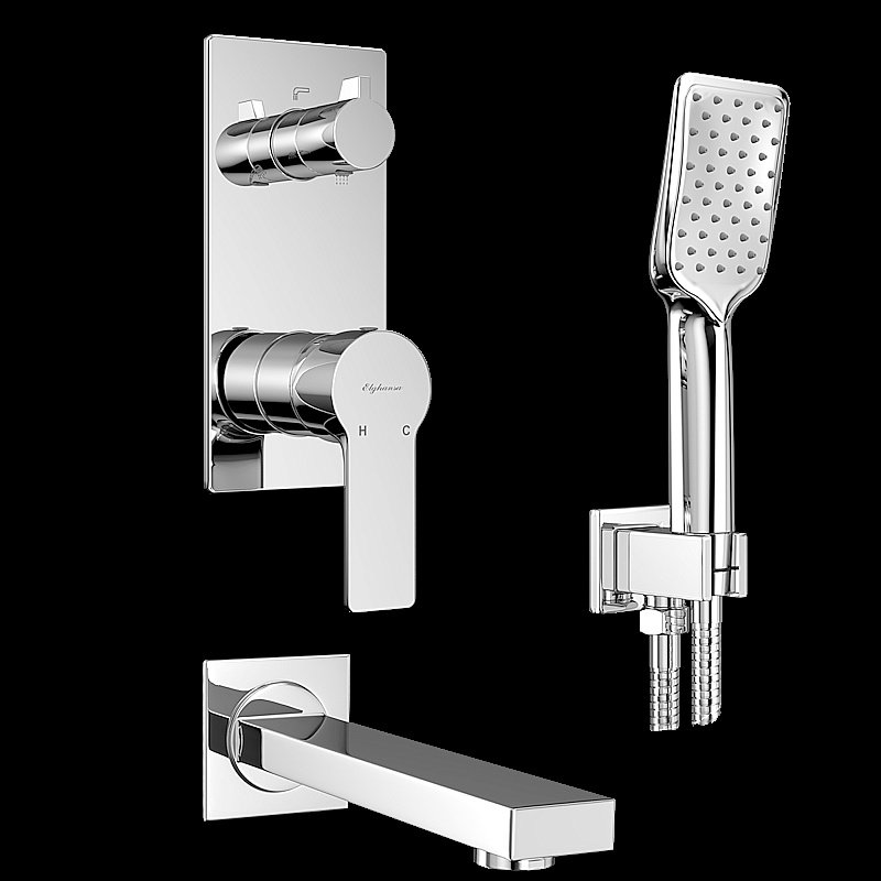 Душевая система Elghansa 54Q0743 (Set-17) хром купить в интернет-магазине сантехники Sanbest