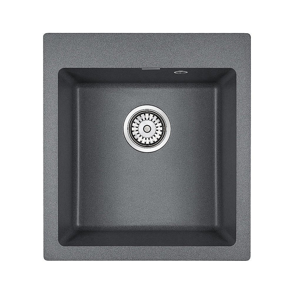 Мойка кухонная Paulmark Zemar PM104651-DG Серая купить в интернет-магазине сантехники Sanbest