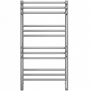 Полотенцесушитель электрический TERMINUS Прато П12 500х1000 4670078527134 хром купить в интернет-магазине сантехники Sanbest