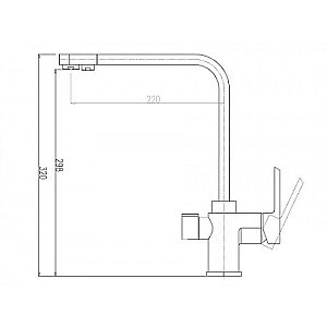 Смеситель для кухни Zorg Sanitary ZR 334 YF Белый купить в интернет-магазине сантехники Sanbest
