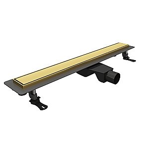 Душевой лоток RGW Drain Leo-31-40 40 60213140-06 золото брашированное купить в интернет-магазине Sanbest