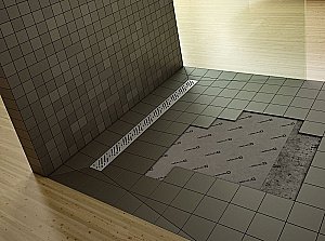 Душевой трап Radaway Rain 650 с поддоном под плитку 890х790 купить в интернет-магазине Sanbest