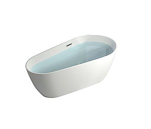 Ванна акриловая CeruttiSpa MIMI CT9671 170х80 белая купить в интернет-магазине Sanbest