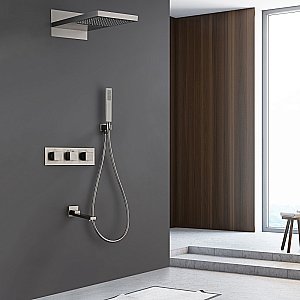 Душевая система Abber Daheim AF8253SP сатин купить в интернет-магазине сантехники Sanbest