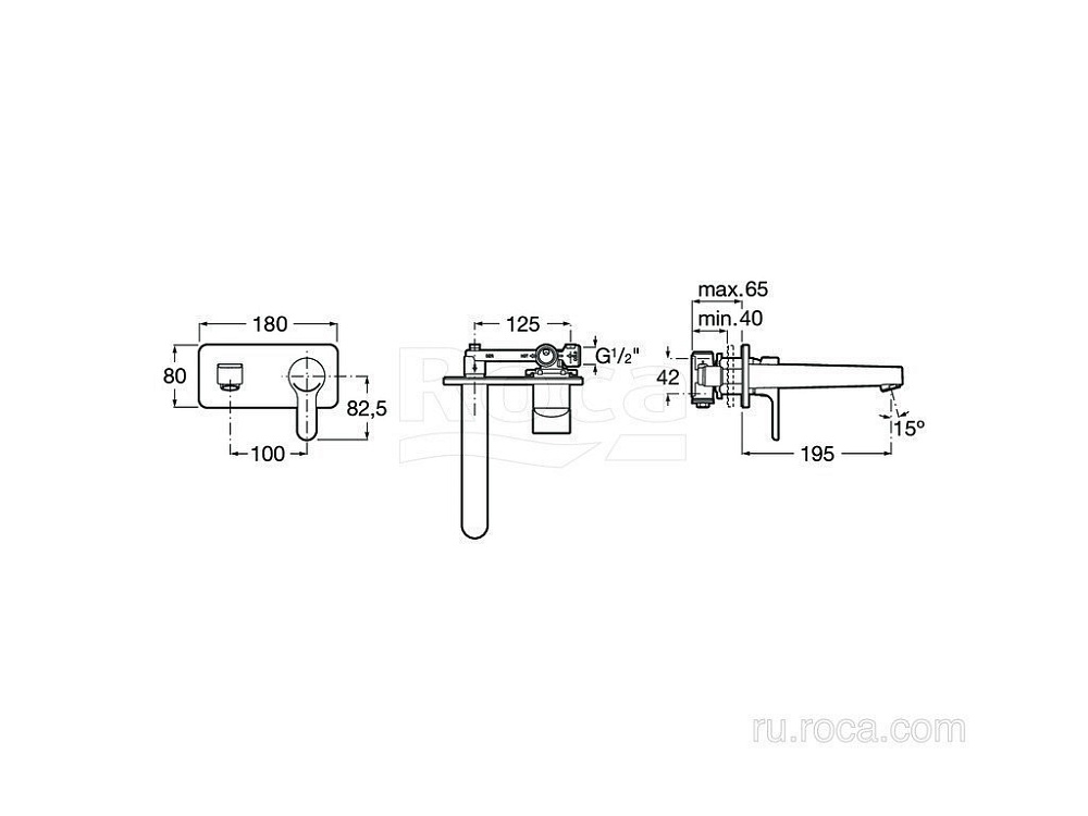 Смеситель для раковины Roca L20 5A3L09C00 купить в интернет-магазине сантехники Sanbest