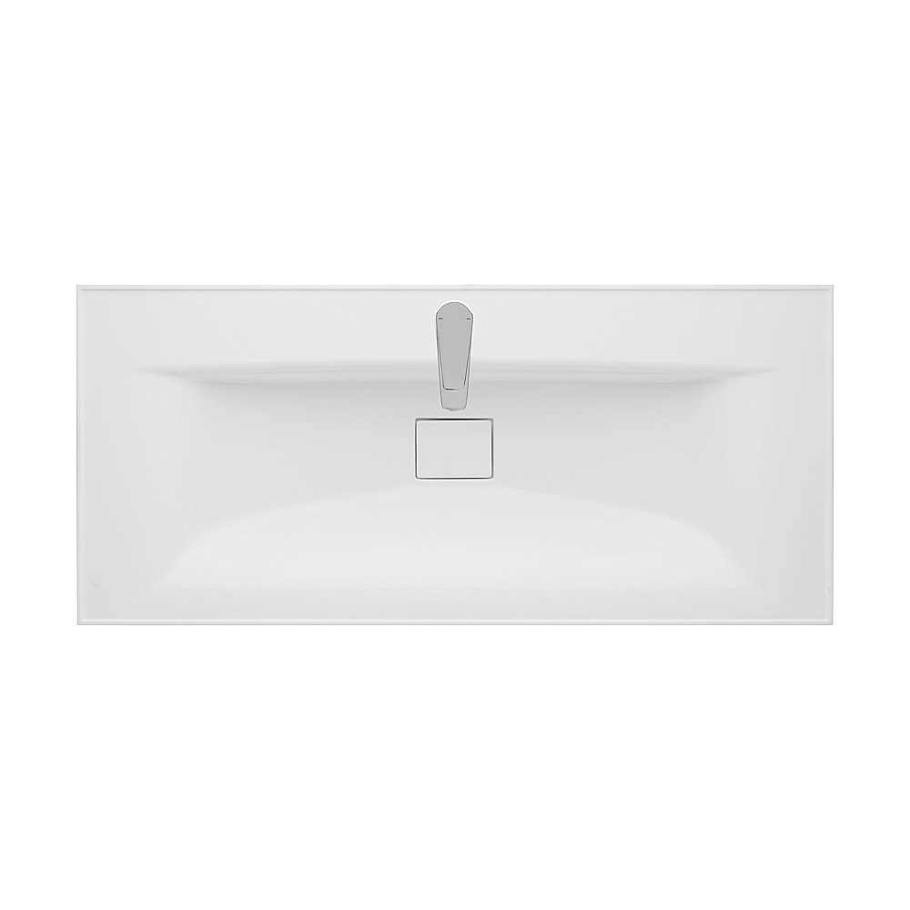 Раковина Акватон Айрис 100 1A73273KAG010 белая купить в интернет-магазине Sanbest