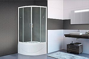 Душевой уголок Royal Bath RB90BK-T 90х90 прозрачный купить в интернет-магазине Sanbest