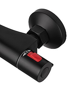 Смеситель для душа с термостатом WONZON & WOGHAND INN 5 WW-B1005-A-MB черный матовый купить в интернет-магазине сантехники Sanbest