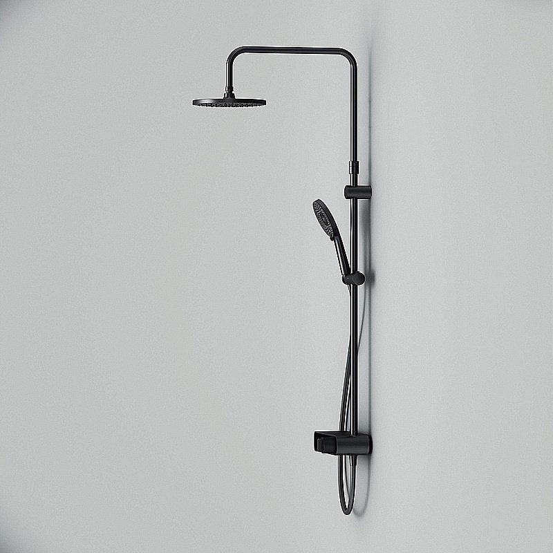 Душевая система AM.PM X-Joy F0785A622 черная купить в интернет-магазине сантехники Sanbest