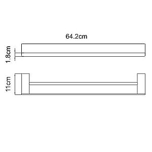Полотенцедержатель WasserKRAFT Sauer K-7940 купить в интернет-магазине сантехники Sanbest