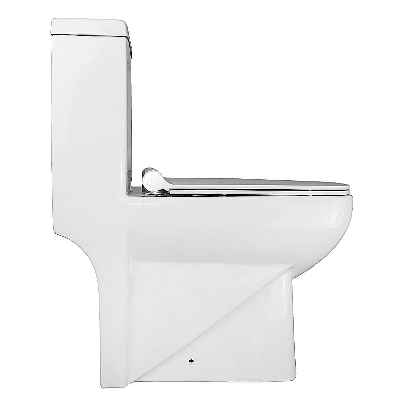 Унитаз моноблок Azario Zeno AZ-1169 белый, с крышкой микролифт купить в интернет-магазине Sanbest