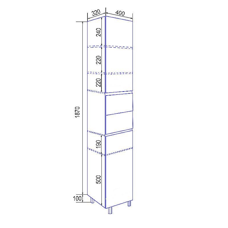 Инсталляция для унитаза Azario AZ-8010-1000 купить в интернет-магазине сантехники Sanbest