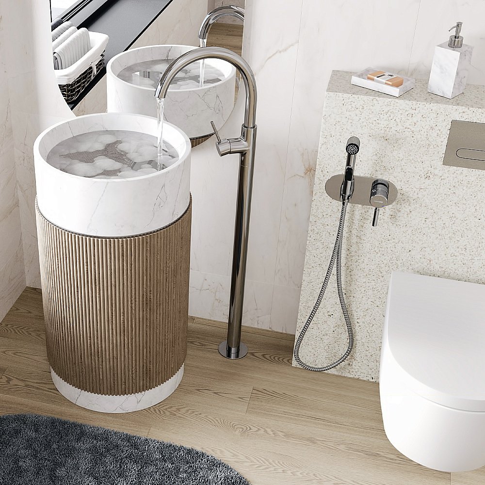 Смеситель для раковины WasserKRAFT Main 4153 хром купить в интернет-магазине сантехники Sanbest