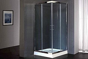 Душевой уголок Royal Bath RB100HPD-T-CH 100х100 прозрачный купить в интернет-магазине Sanbest