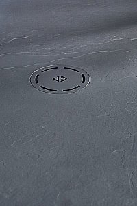 Душевой поддон Jacob Delafon SINGULIER E67033-NAD 90x90 серй сланец купить в интернет-магазине Sanbest