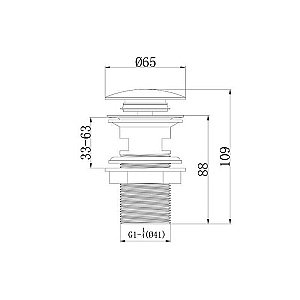 Смеситель для раковины Caprigo ADRIA–Uno 02-524-crm купить в интернет-магазине сантехники Sanbest