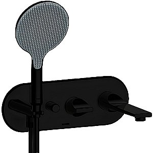 Смеситель для ванны Bossini Apice Z00557.073 черный купить в интернет-магазине сантехники Sanbest