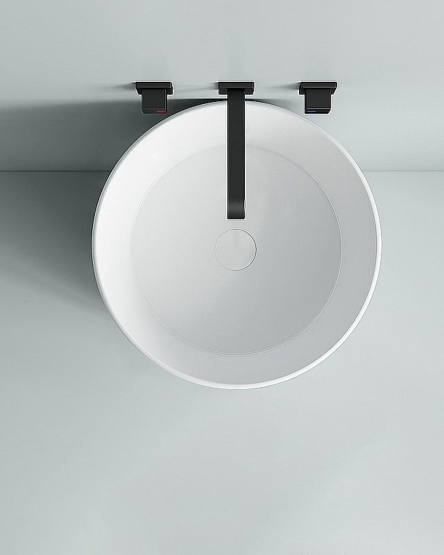 Раковина SantiLine 45 SL-4014MW белая матовая купить в интернет-магазине Sanbest